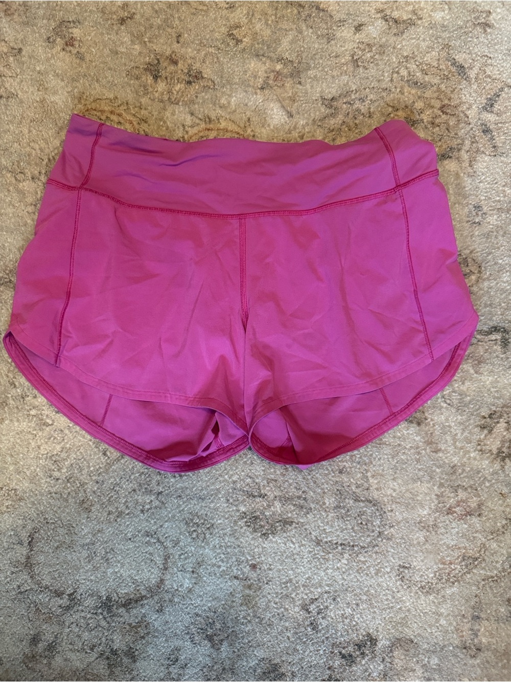 Women's Pink Lululemon Running Shorts